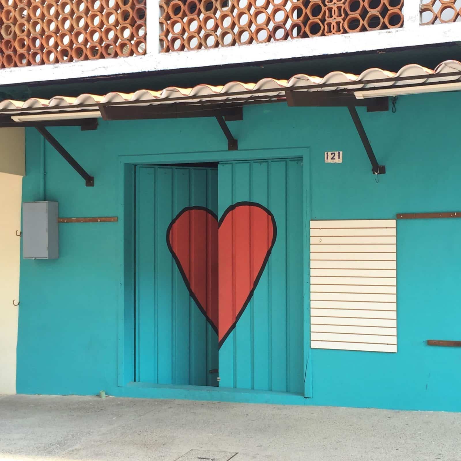 Heart Wall in Puerto Vallarta by Vince.