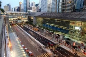 Central Station in Hong Kong