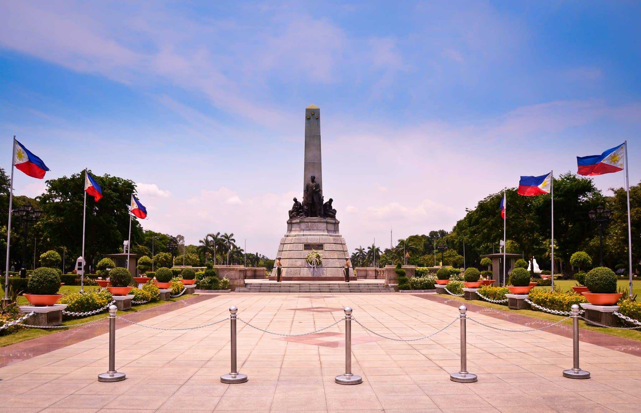 Rizal urban park, Manila, Philippines.