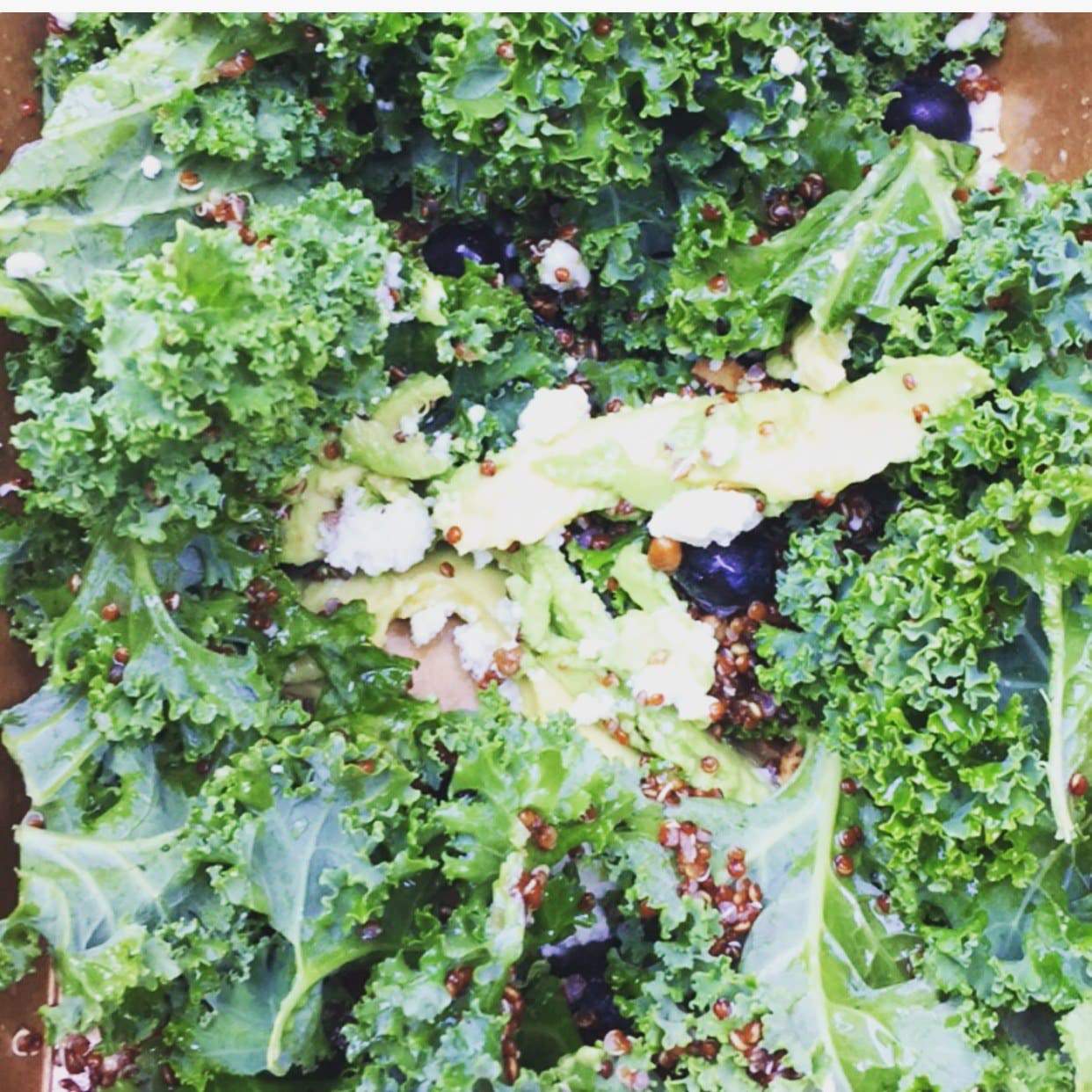 The Kale and Quinoa salad from The Hospitality Sweet. Photo by Kelsey Corban.