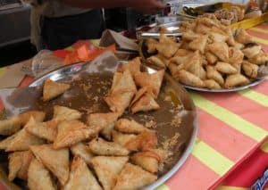 Samosa. Photo by Ashley Lipasek.