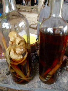 Snake venom liquor. Photo by Ashley Lipasek.