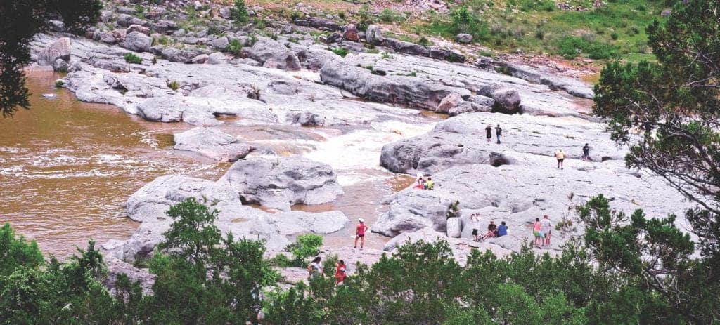 Pedernales Falls State Park. Courtesy of Texas Parks and Wildlife.