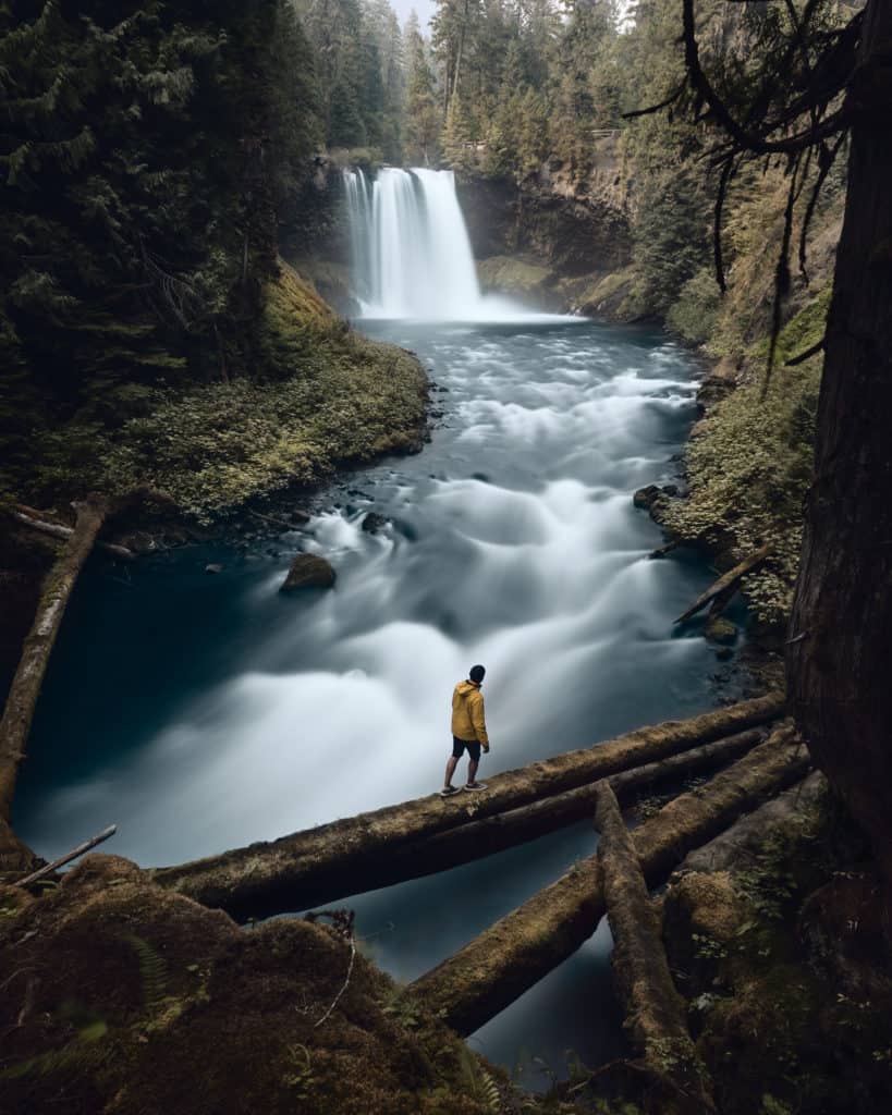Koosah Falls, Willamette, Oregon.