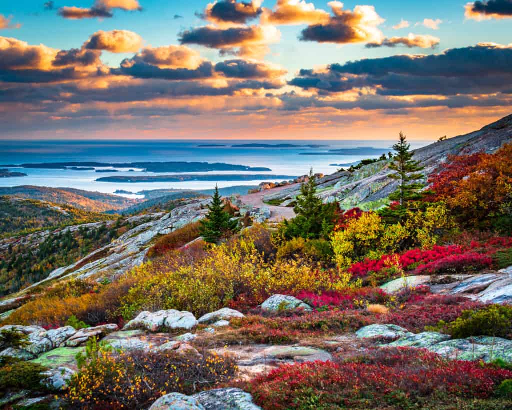 Acadia National Park in Maine.