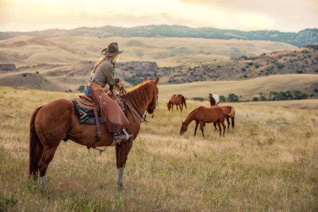 Wyoming cowgirl.