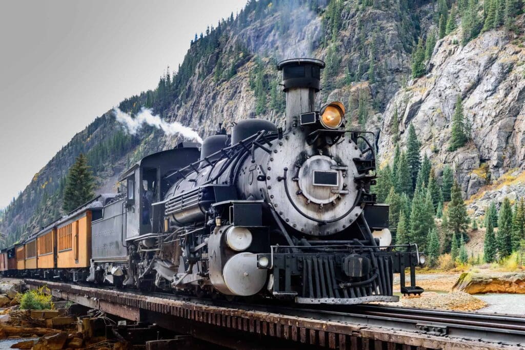 Durango & Silverton Train in Colorado.
