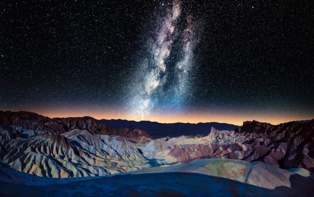 The Milky Way over Zabriskie Point