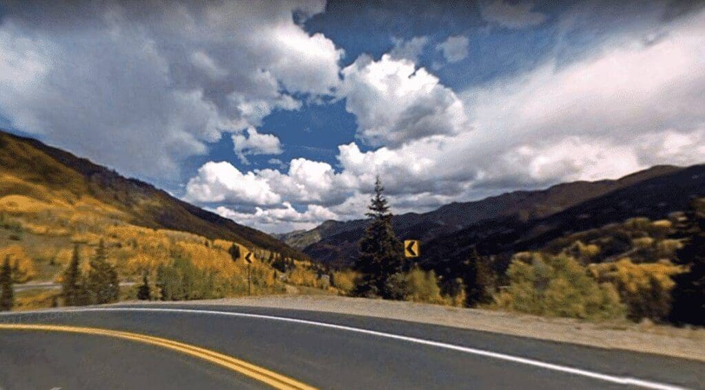 Million Dollar Highway in Colorado.