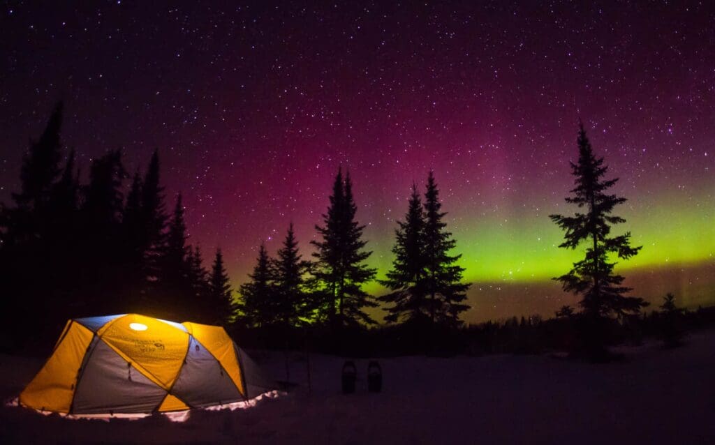 Voyegeurs National Park Minnesota Northern Lights.
